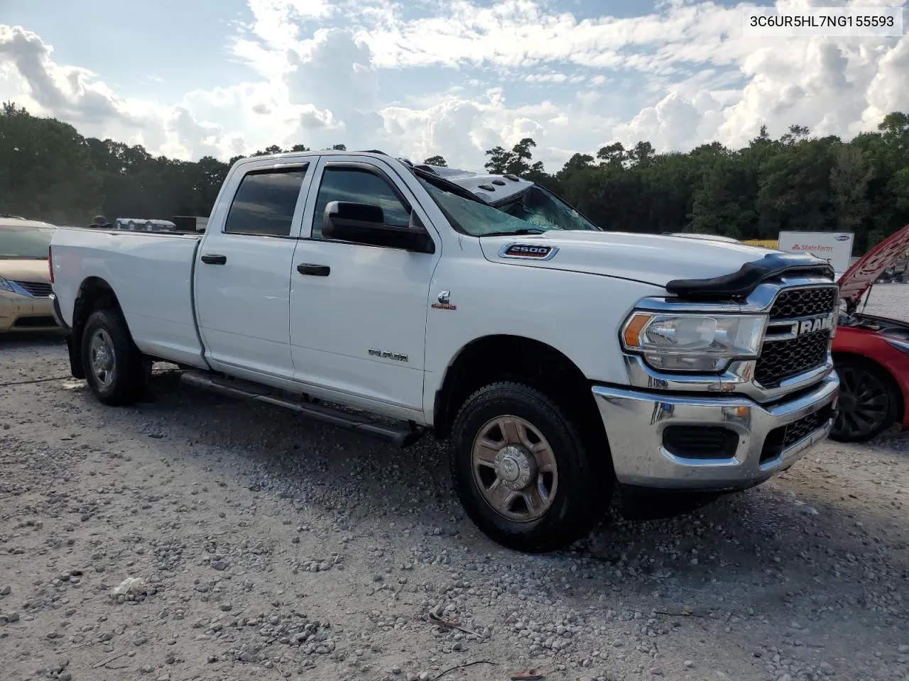 2022 Ram 2500 Tradesman VIN: 3C6UR5HL7NG155593 Lot: 58503864