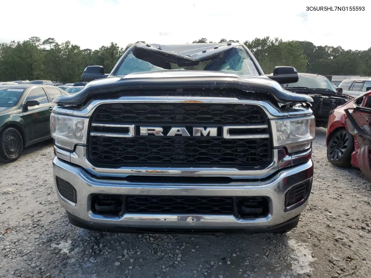 2022 Ram 2500 Tradesman VIN: 3C6UR5HL7NG155593 Lot: 58503864