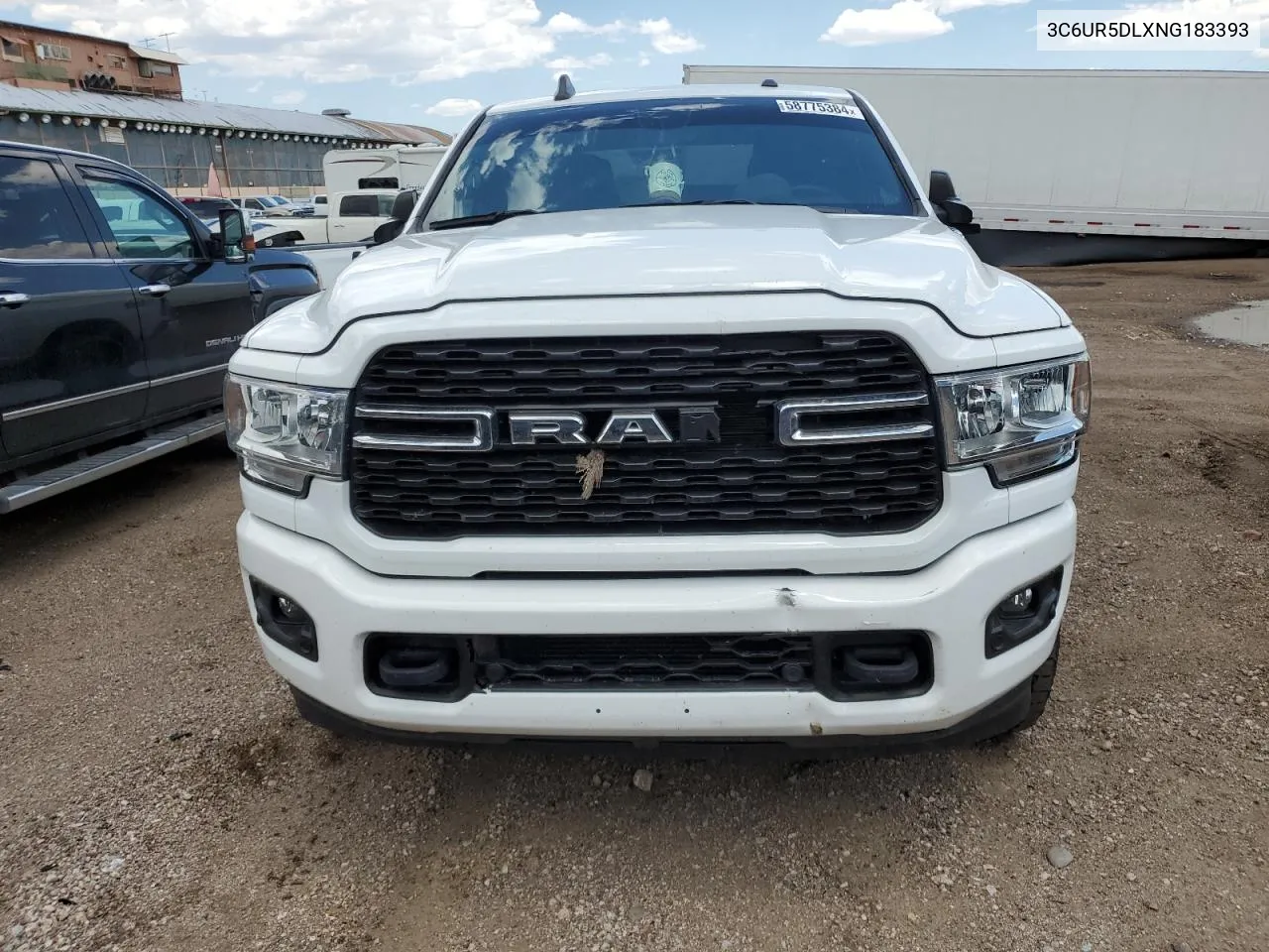 2022 Ram 2500 Big Horn/Lone Star VIN: 3C6UR5DLXNG183393 Lot: 58775384