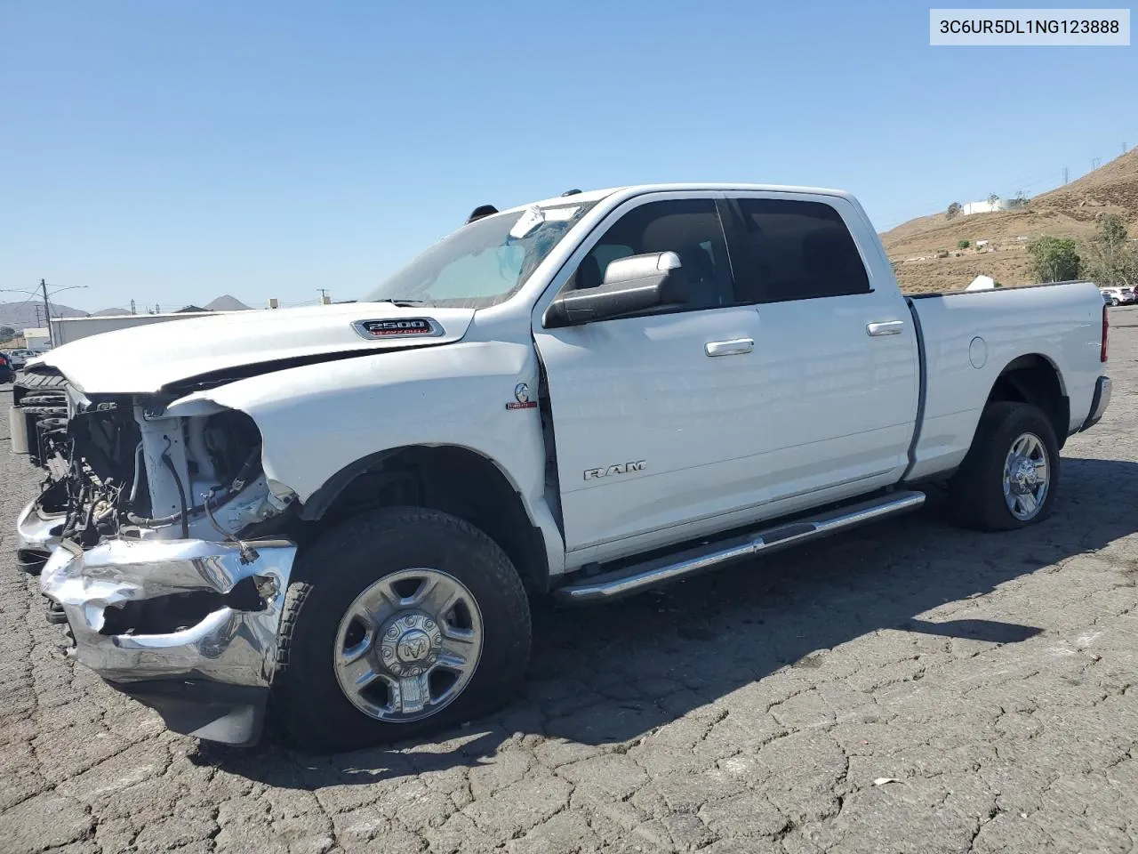 2022 Ram 2500 Big Horn/Lone Star VIN: 3C6UR5DL1NG123888 Lot: 59643104