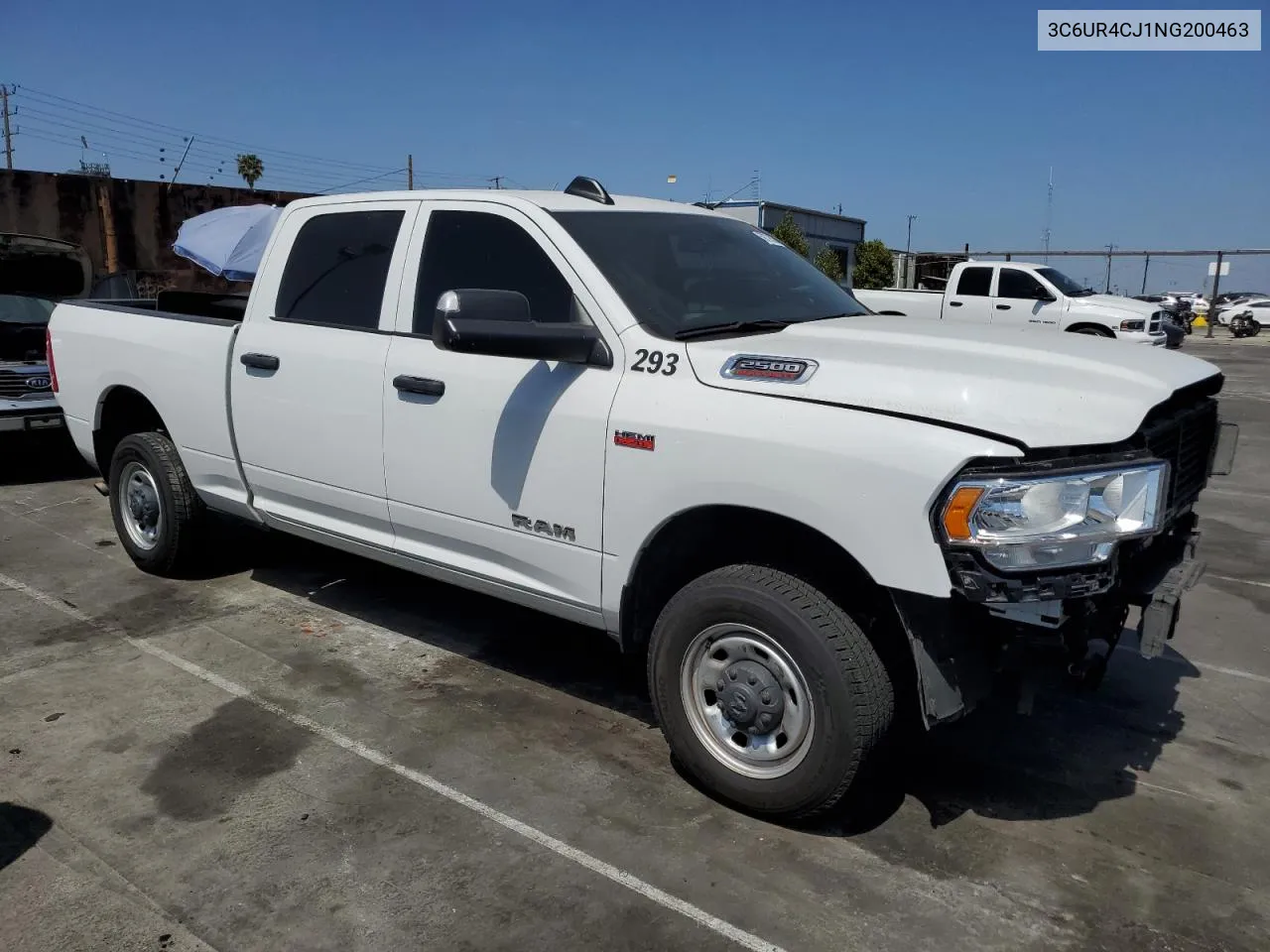 2022 Ram 2500 Tradesman VIN: 3C6UR4CJ1NG200463 Lot: 59776054