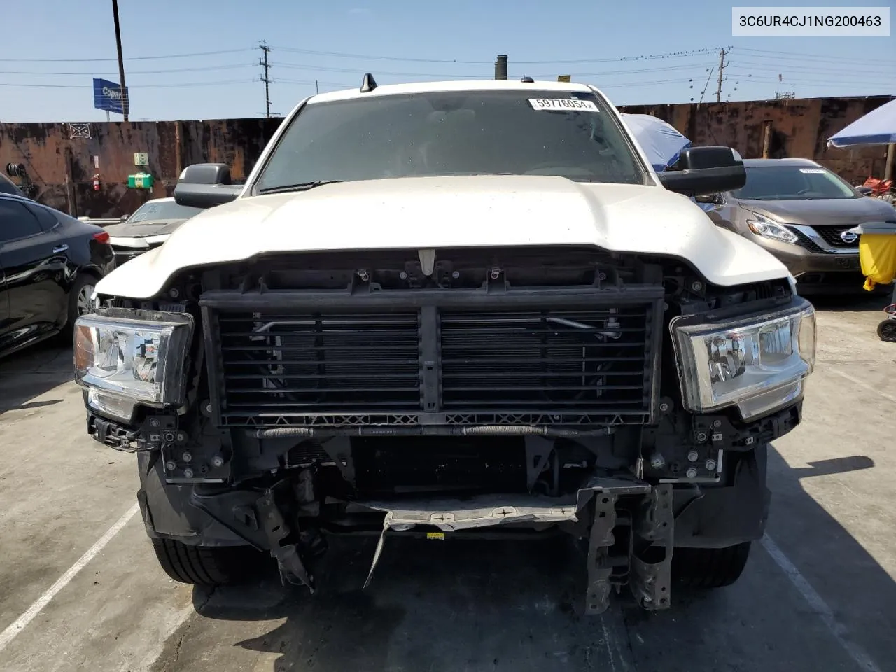 2022 Ram 2500 Tradesman VIN: 3C6UR4CJ1NG200463 Lot: 59776054