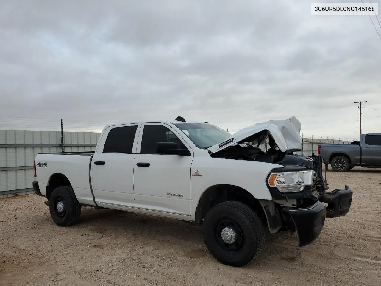 2022 Ram 2500 Big Horn/Lone Star VIN: 3C6UR5DL0NG145168 Lot: 59964694