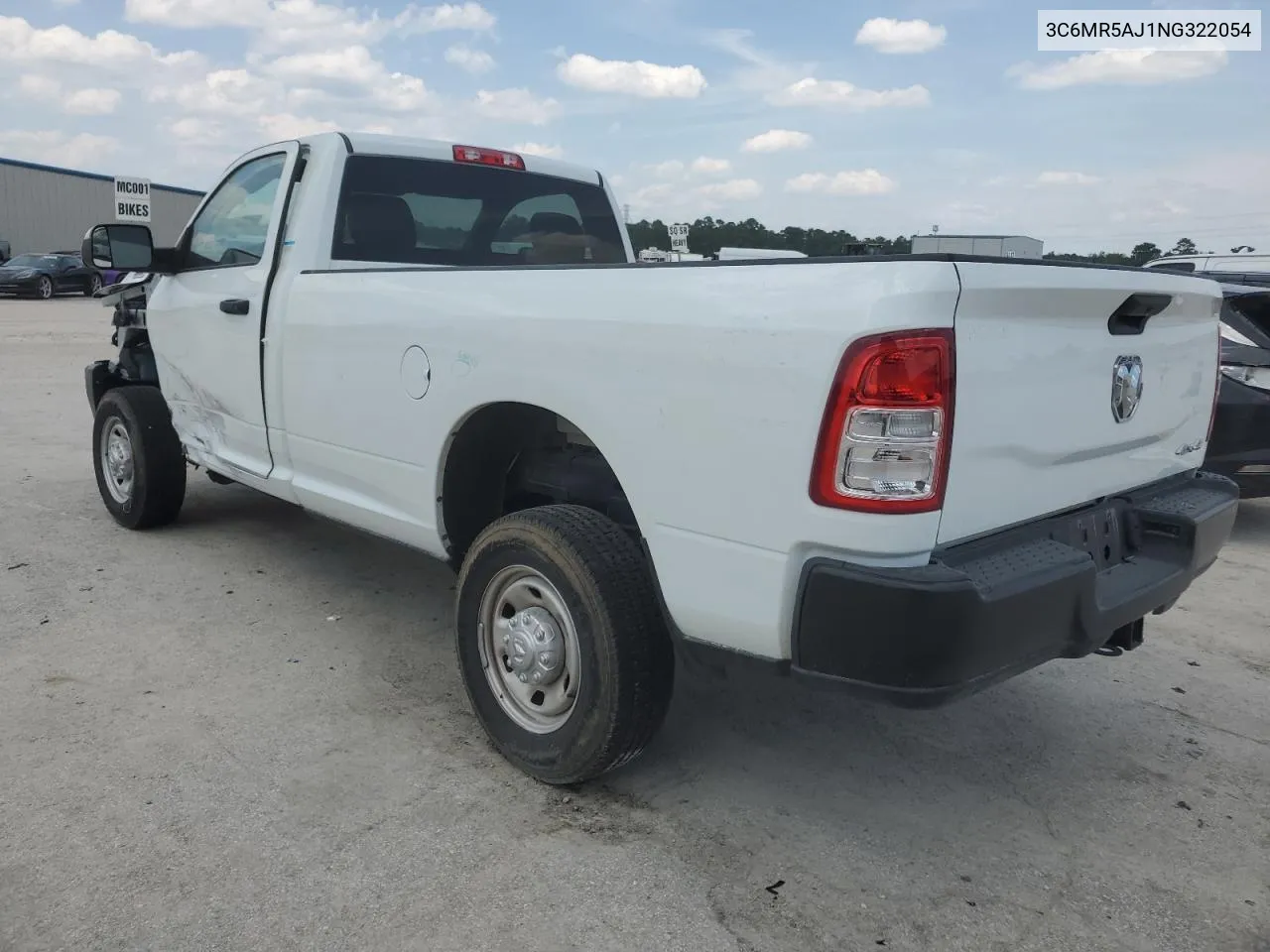 2022 Ram 2500 Tradesman VIN: 3C6MR5AJ1NG322054 Lot: 60302544