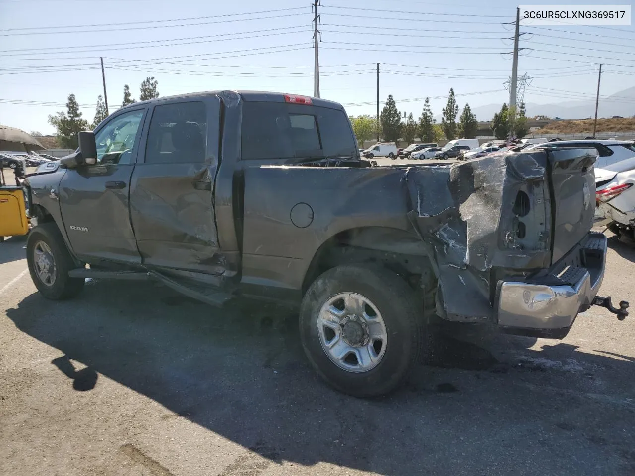 2022 Ram 2500 Tradesman VIN: 3C6UR5CLXNG369517 Lot: 61033564