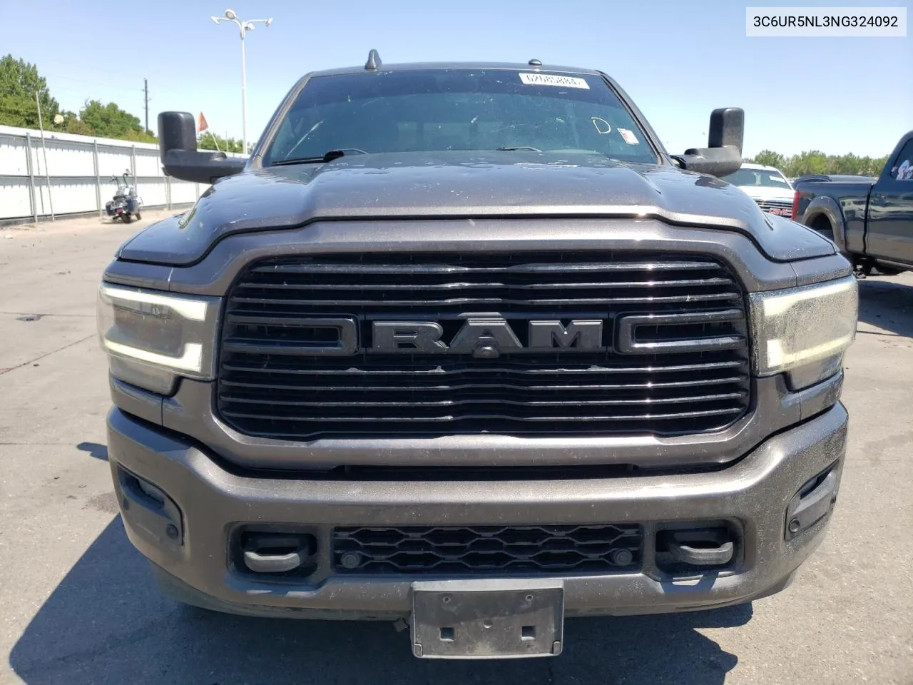 2022 Ram 2500 Laramie VIN: 3C6UR5NL3NG324092 Lot: 62685884