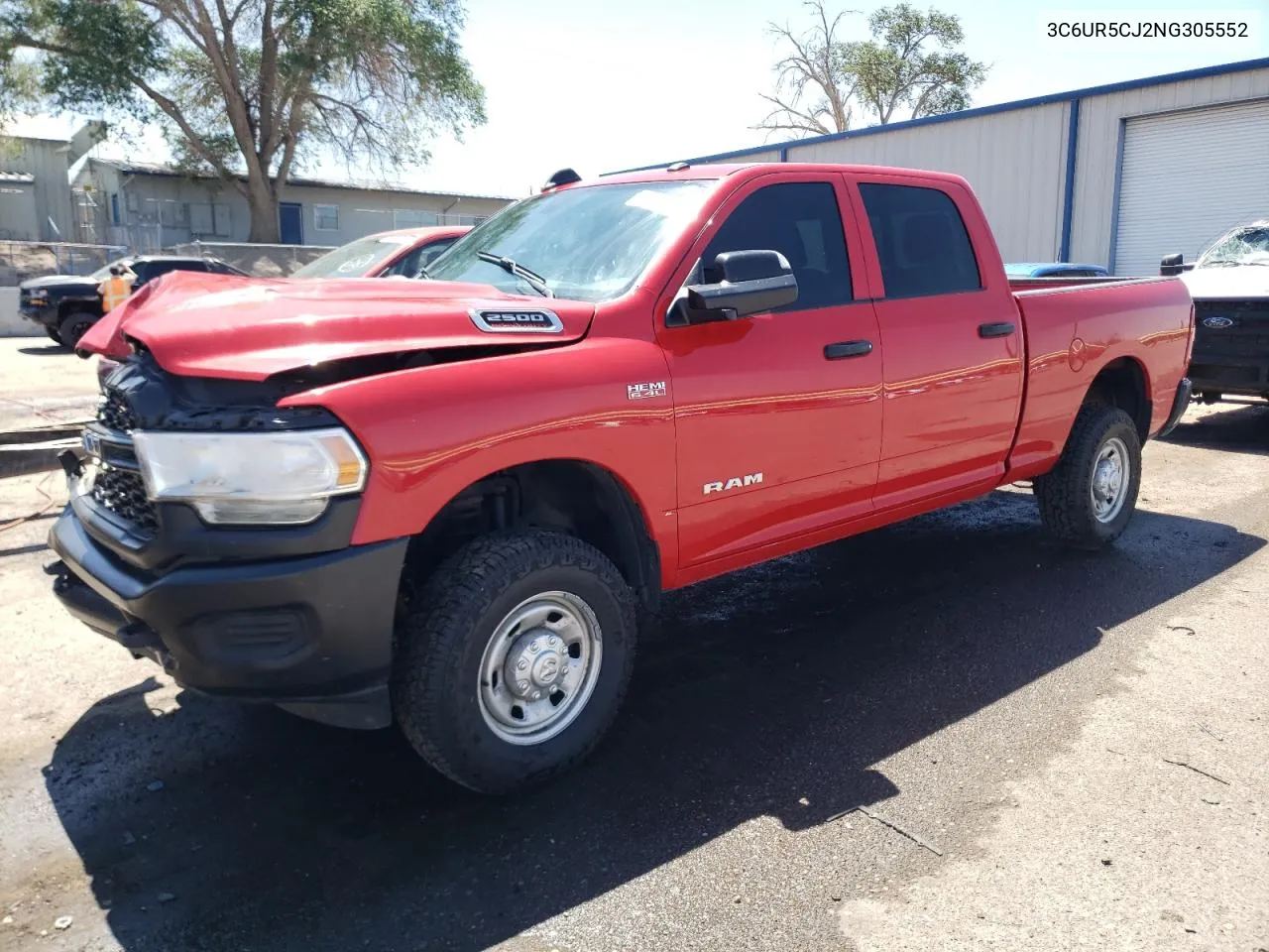 2022 Ram 2500 Tradesman VIN: 3C6UR5CJ2NG305552 Lot: 63302784