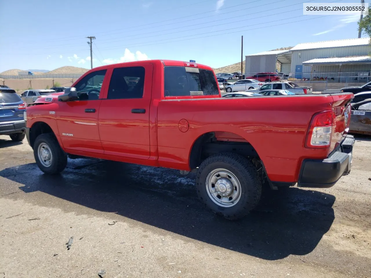 2022 Ram 2500 Tradesman VIN: 3C6UR5CJ2NG305552 Lot: 63302784