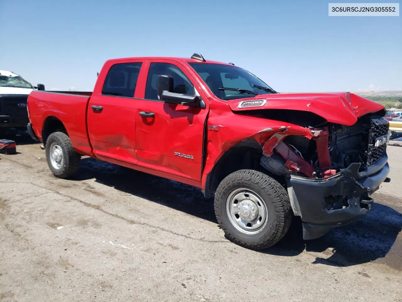 2022 Ram 2500 Tradesman VIN: 3C6UR5CJ2NG305552 Lot: 63302784