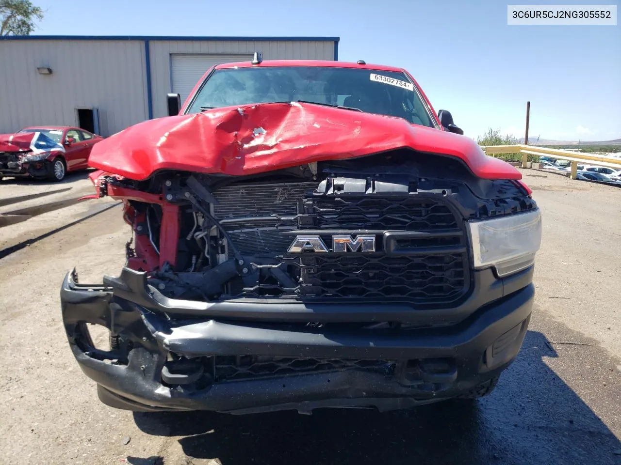 2022 Ram 2500 Tradesman VIN: 3C6UR5CJ2NG305552 Lot: 63302784