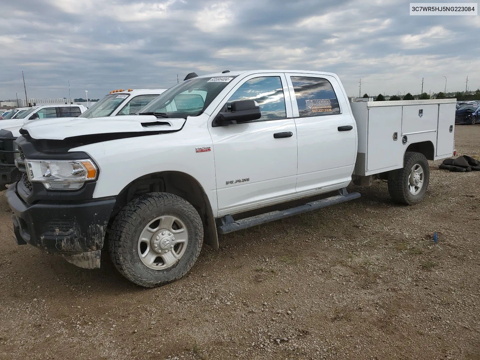 2022 Ram 2500 Tradesman VIN: 3C7WR5HJ5NG223084 Lot: 63596404