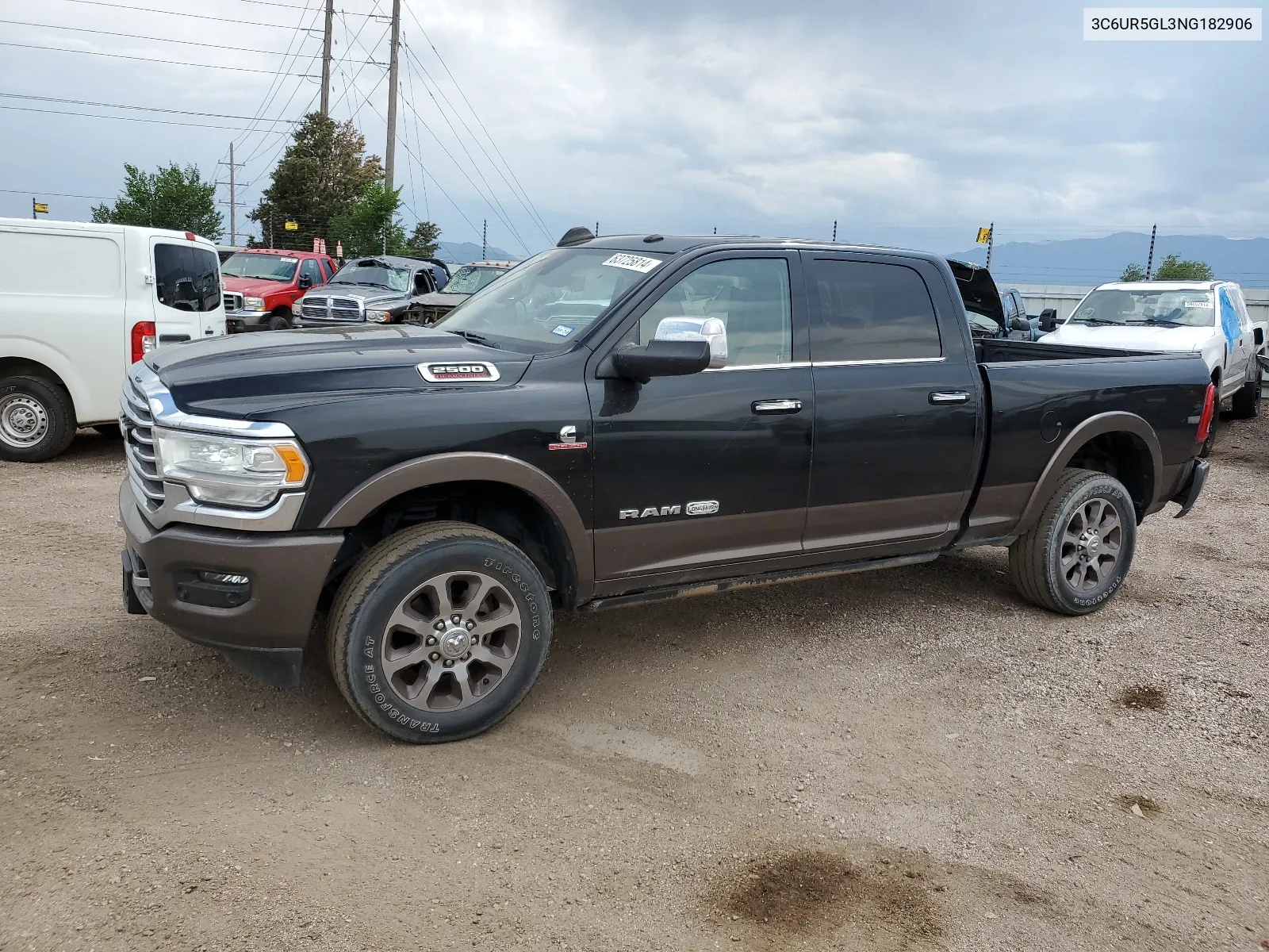 2022 Ram 2500 Longhorn VIN: 3C6UR5GL3NG182906 Lot: 63725814