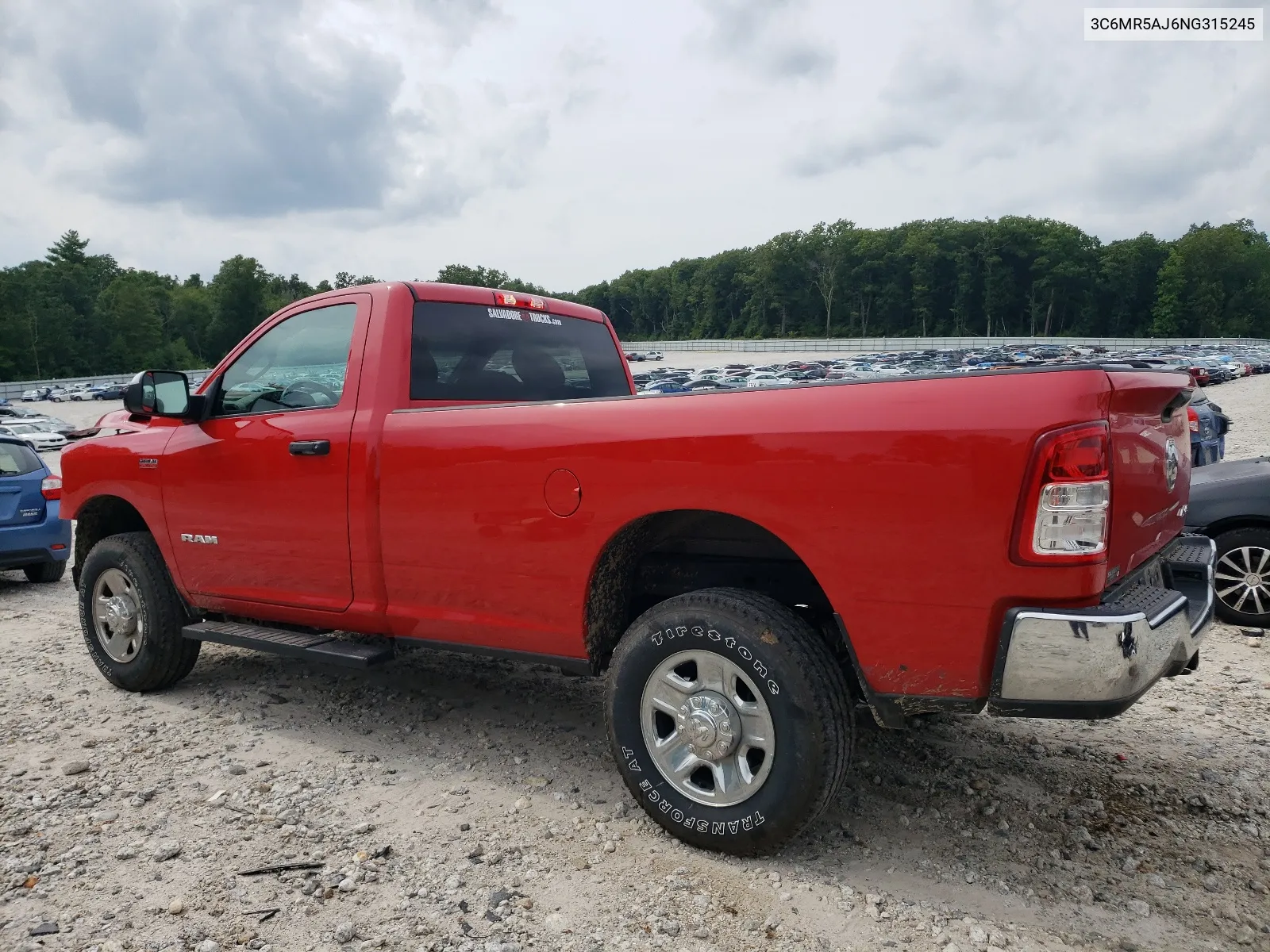 2022 Ram 2500 Tradesman VIN: 3C6MR5AJ6NG315245 Lot: 63997974