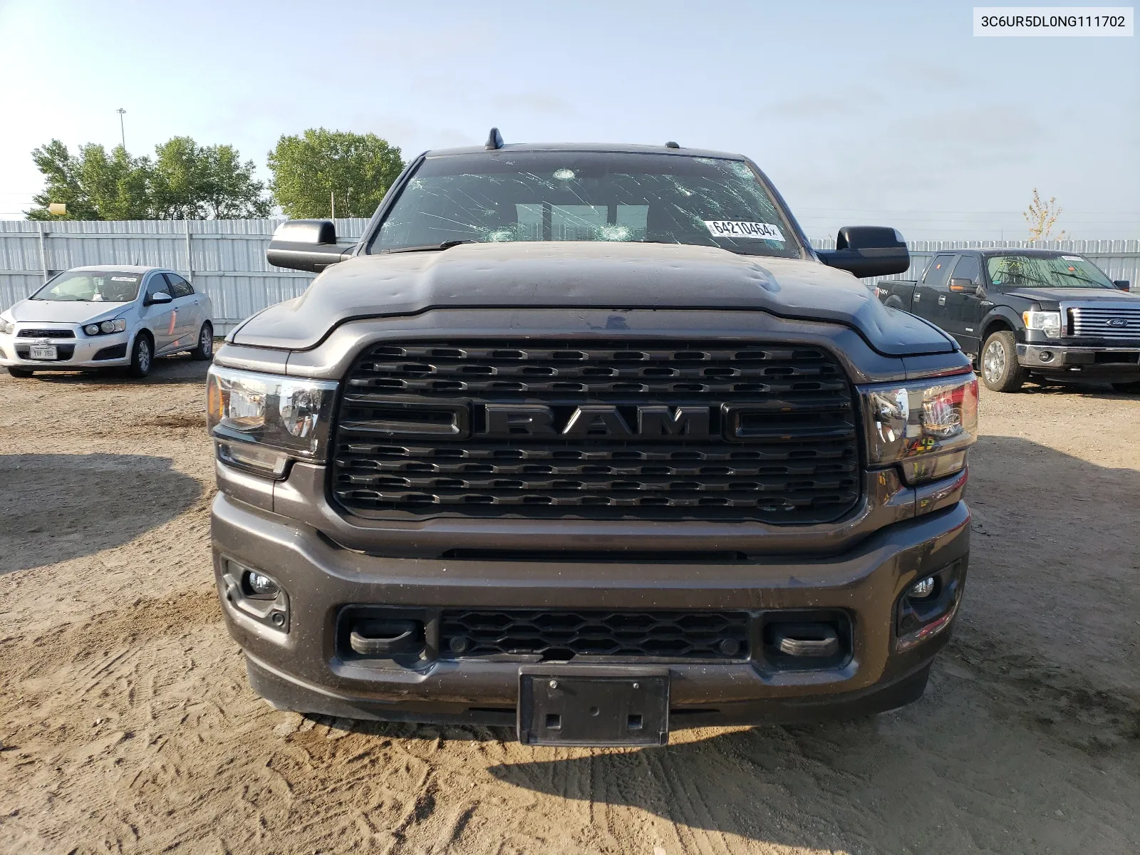 2022 Ram 2500 Big Horn/Lone Star VIN: 3C6UR5DL0NG111702 Lot: 64210464