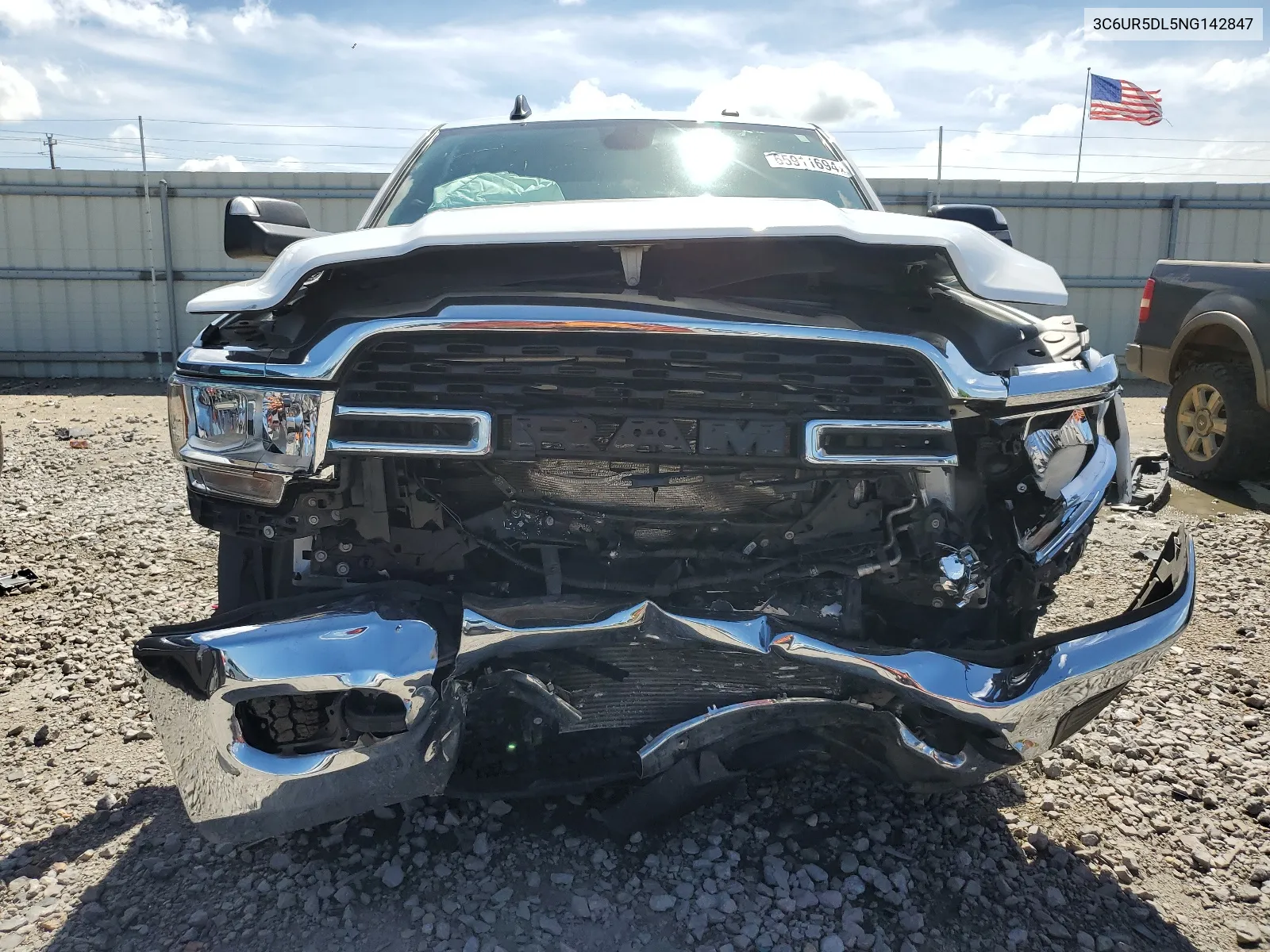 2022 Ram 2500 Big Horn/Lone Star VIN: 3C6UR5DL5NG142847 Lot: 65911694