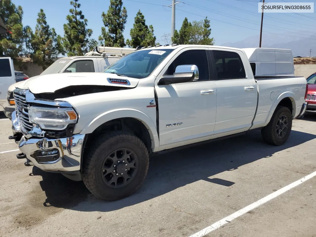 2022 Ram 2500 Laramie VIN: 3C6UR5FL9NG308655 Lot: 67770634