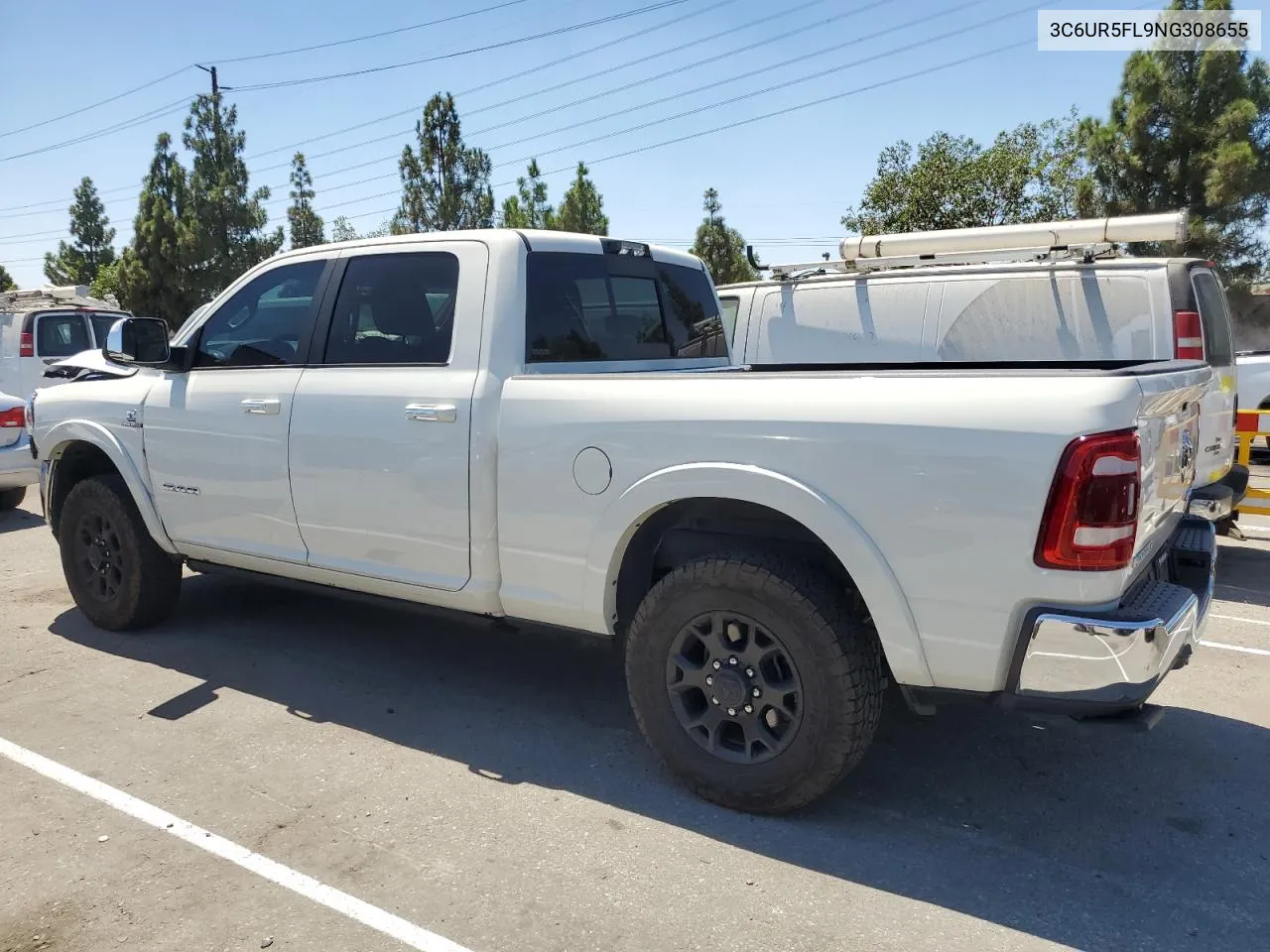 2022 Ram 2500 Laramie VIN: 3C6UR5FL9NG308655 Lot: 67770634