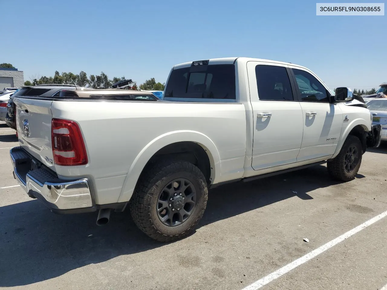 2022 Ram 2500 Laramie VIN: 3C6UR5FL9NG308655 Lot: 67770634