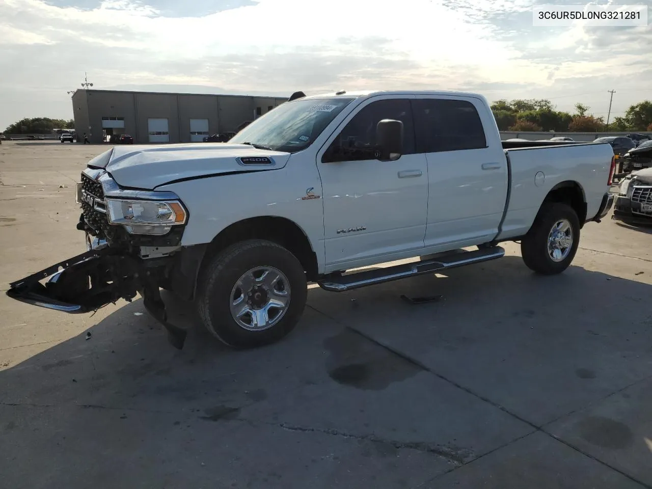 2022 Ram 2500 Big Horn/Lone Star VIN: 3C6UR5DL0NG321281 Lot: 69180994