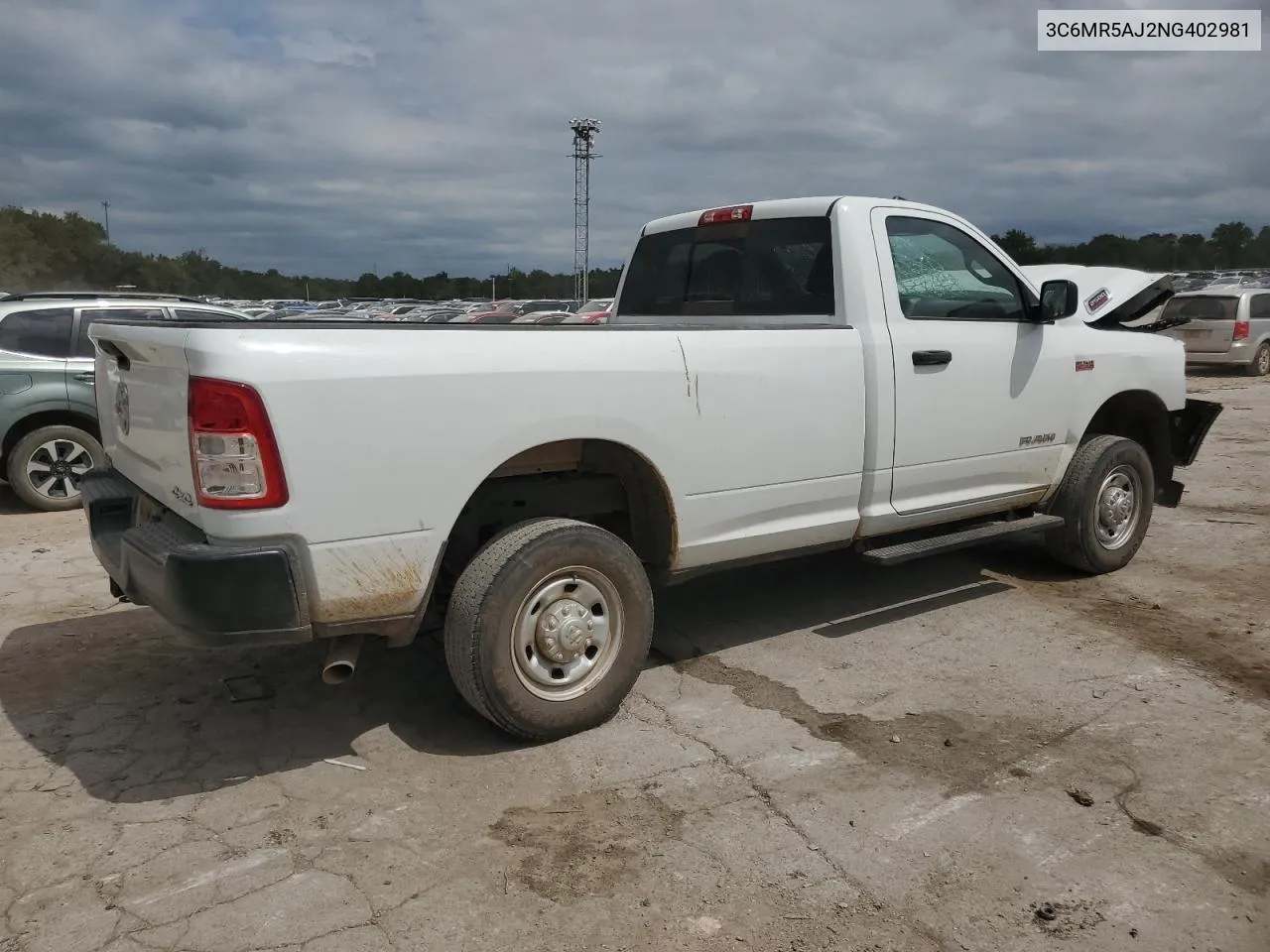 2022 Ram 2500 Tradesman VIN: 3C6MR5AJ2NG402981 Lot: 69225254