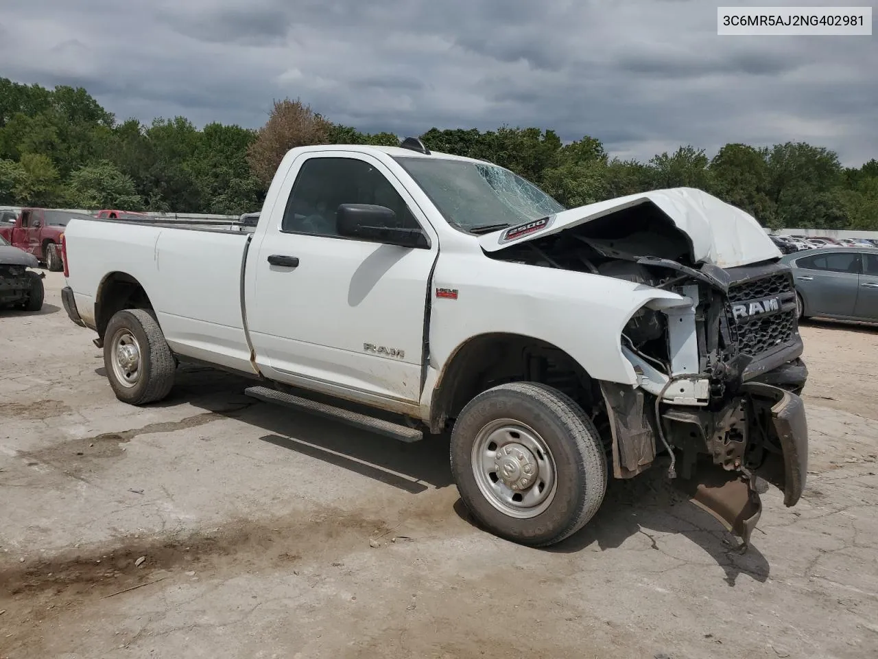 2022 Ram 2500 Tradesman VIN: 3C6MR5AJ2NG402981 Lot: 69225254