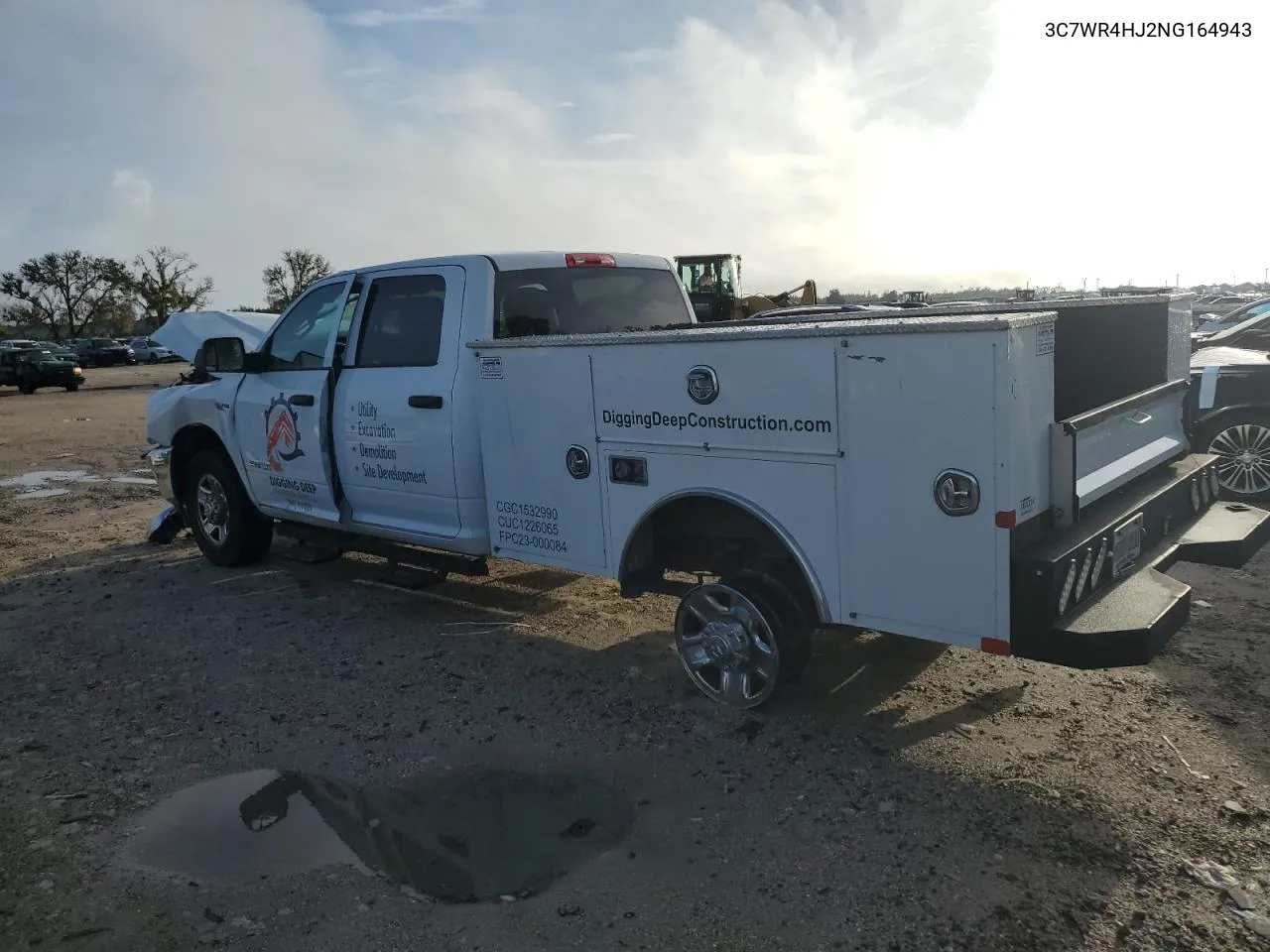 2022 Ram 2500 Tradesman VIN: 3C7WR4HJ2NG164943 Lot: 69524234