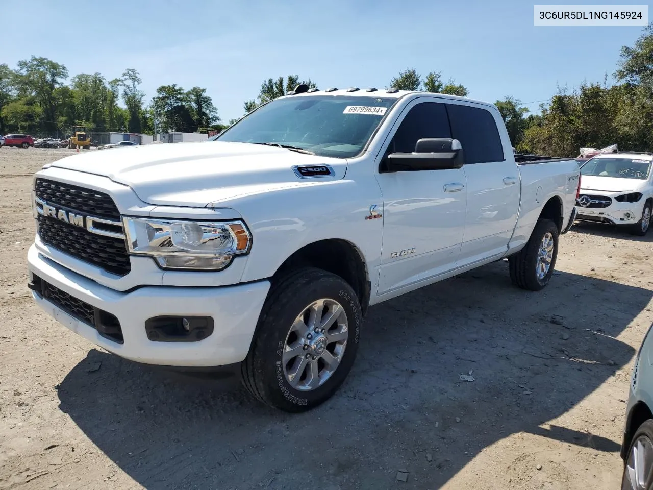 2022 Ram 2500 Big Horn/Lone Star VIN: 3C6UR5DL1NG145924 Lot: 69799634