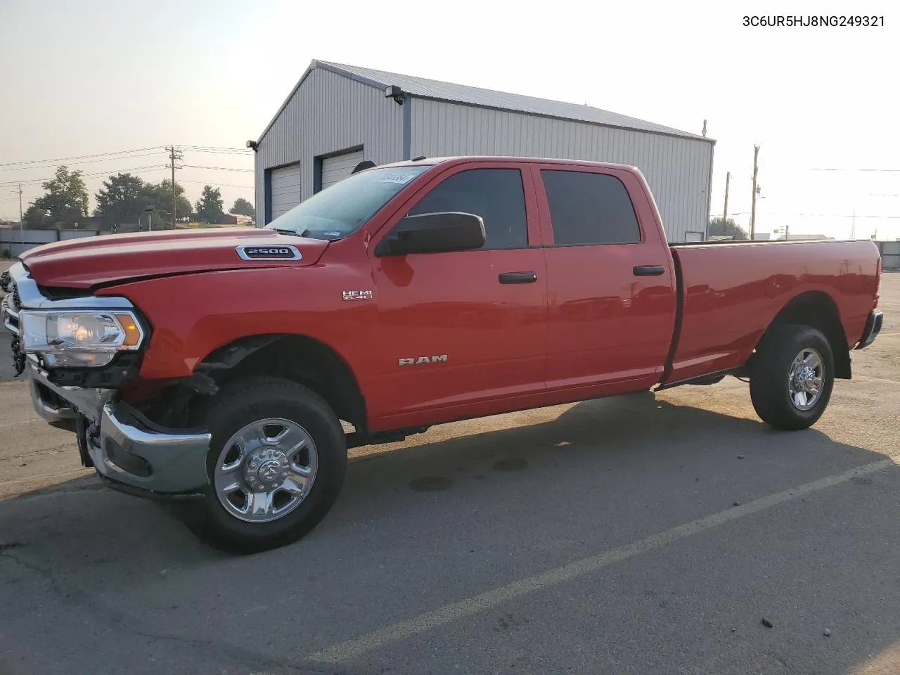 2022 Ram 2500 Tradesman VIN: 3C6UR5HJ8NG249321 Lot: 70341364