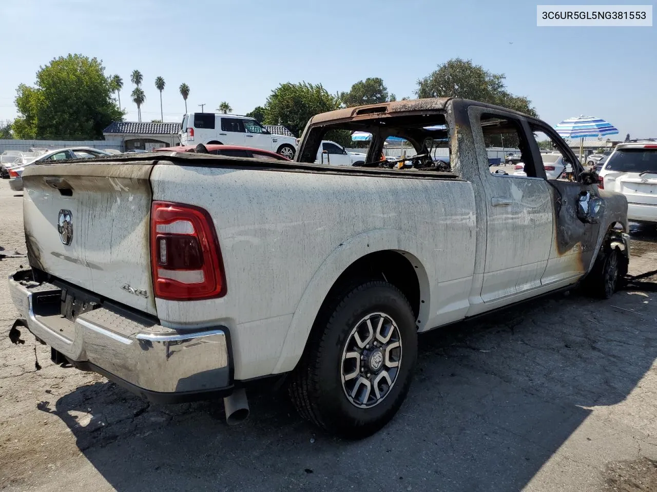 2022 Ram 2500 Longhorn VIN: 3C6UR5GL5NG381553 Lot: 70767164