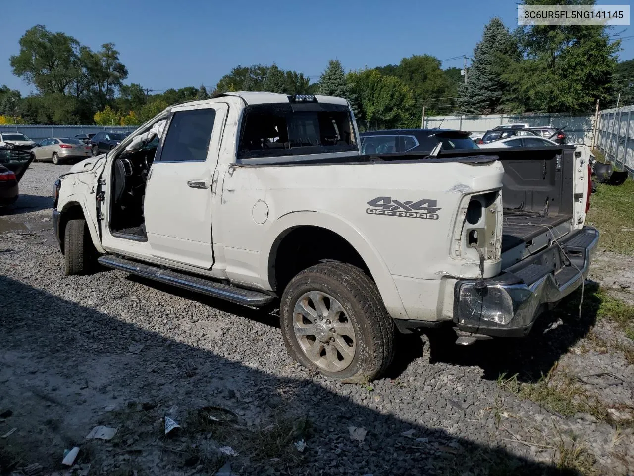 2022 Ram 2500 Laramie VIN: 3C6UR5FL5NG141145 Lot: 71163334