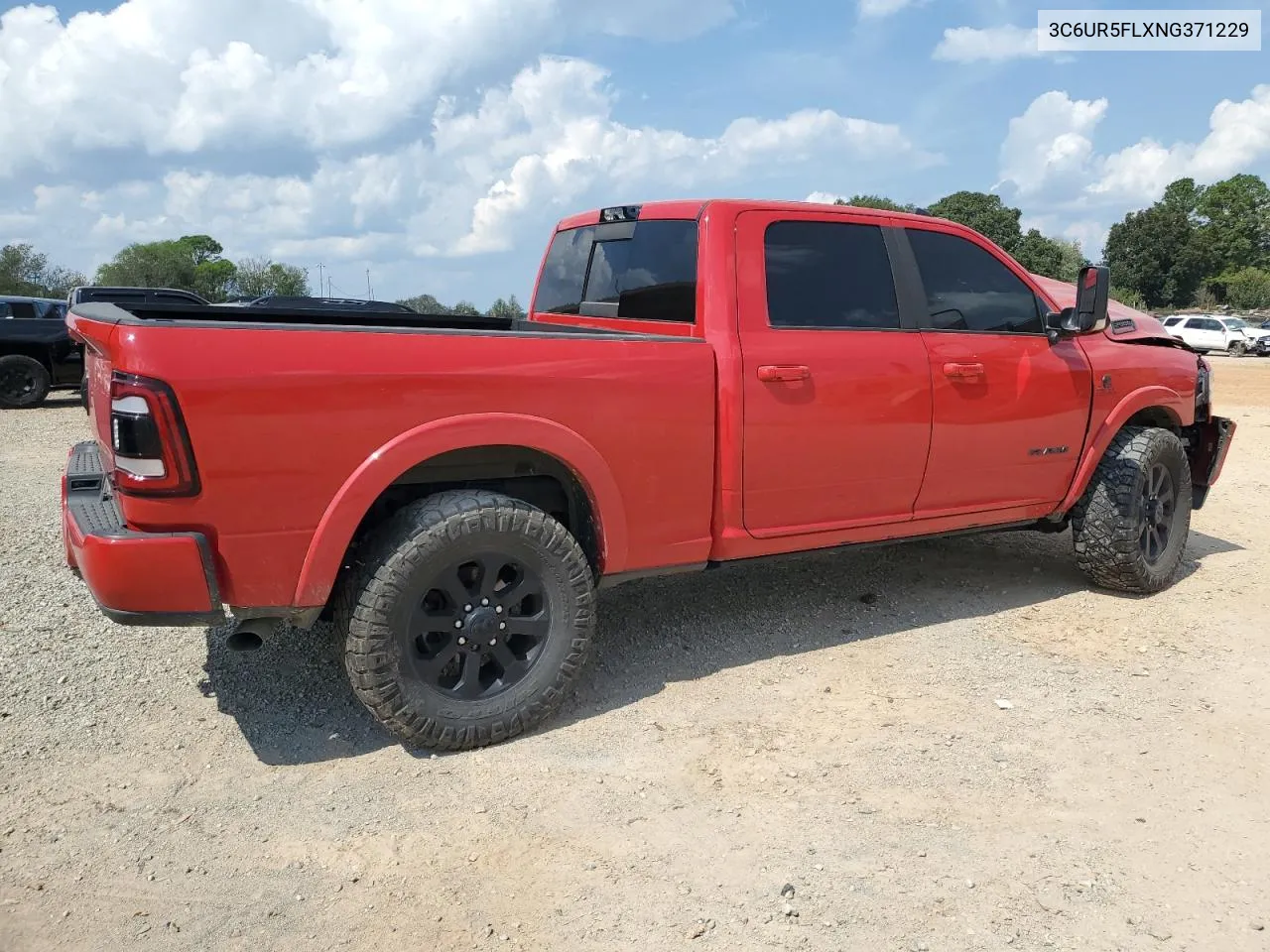 2022 Ram 2500 Laramie VIN: 3C6UR5FLXNG371229 Lot: 71662614