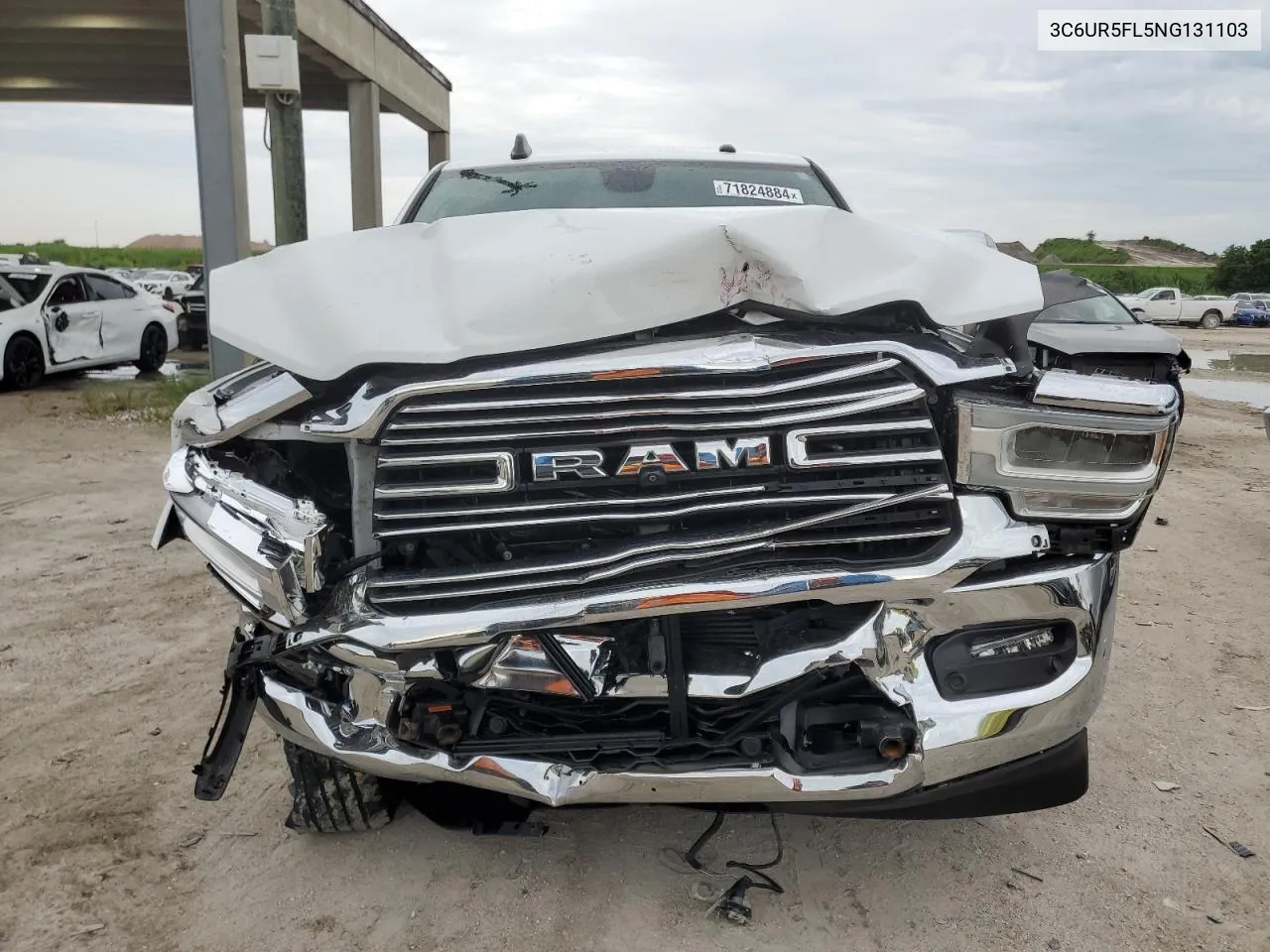 2022 Ram 2500 Laramie VIN: 3C6UR5FL5NG131103 Lot: 71824884