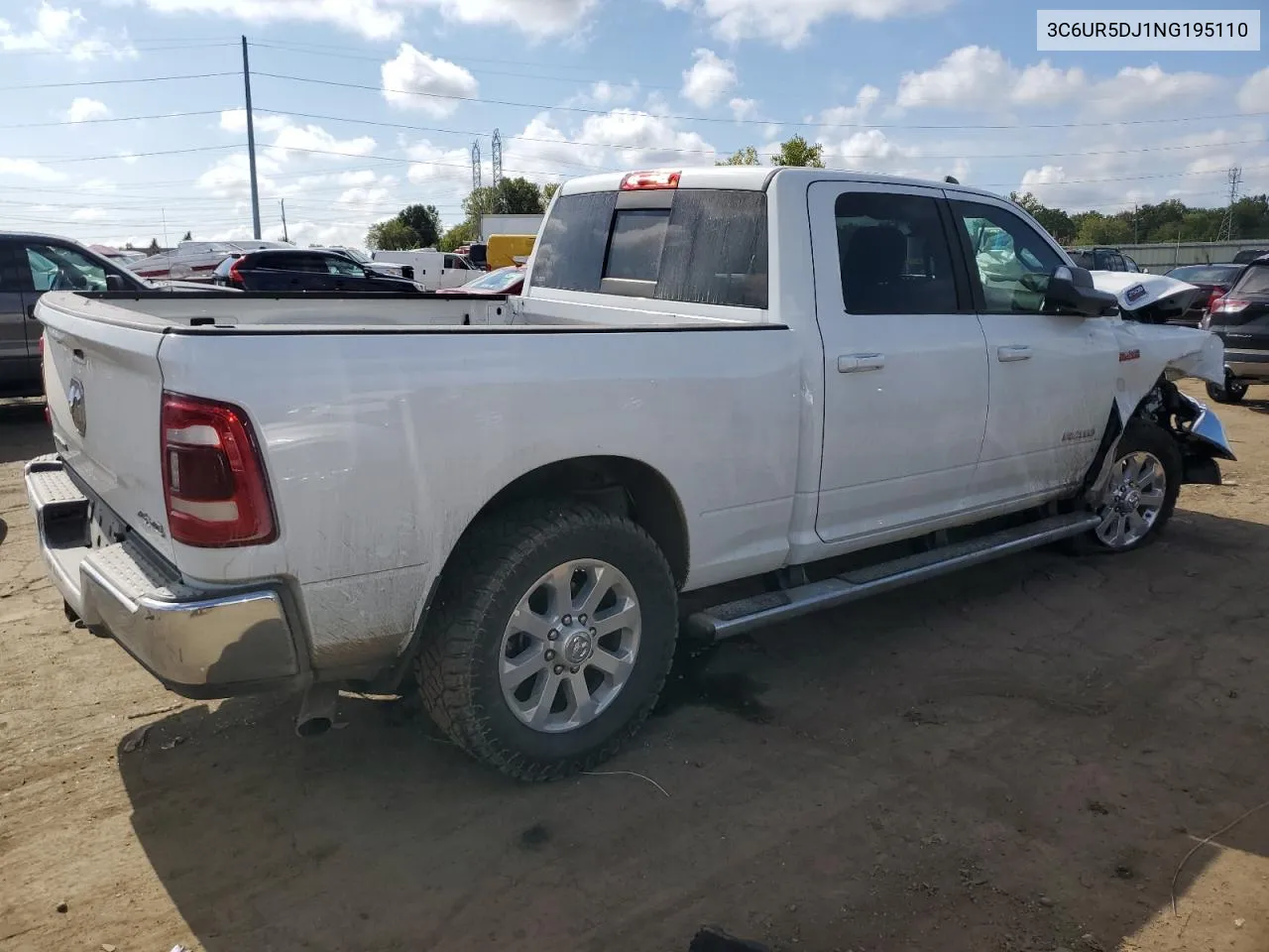 2022 Ram 2500 Big Horn/Lone Star VIN: 3C6UR5DJ1NG195110 Lot: 72002324