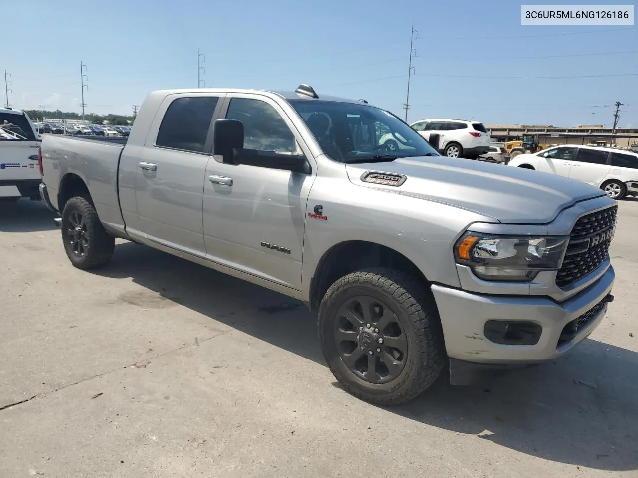 2022 Ram 2500 Big Horn/Lone Star VIN: 3C6UR5ML6NG126186 Lot: 72444974