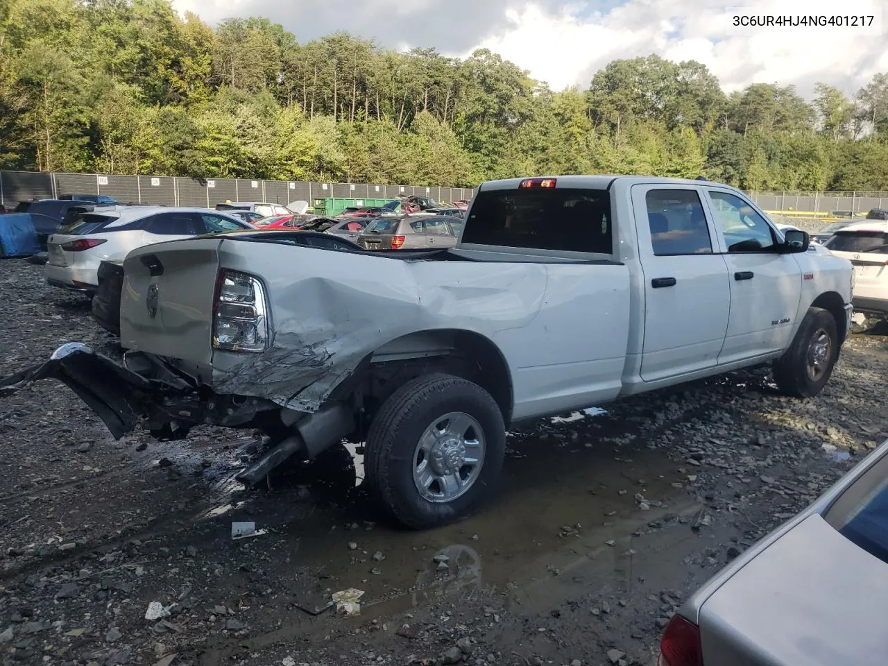 2022 Ram 2500 Tradesman VIN: 3C6UR4HJ4NG401217 Lot: 74293734