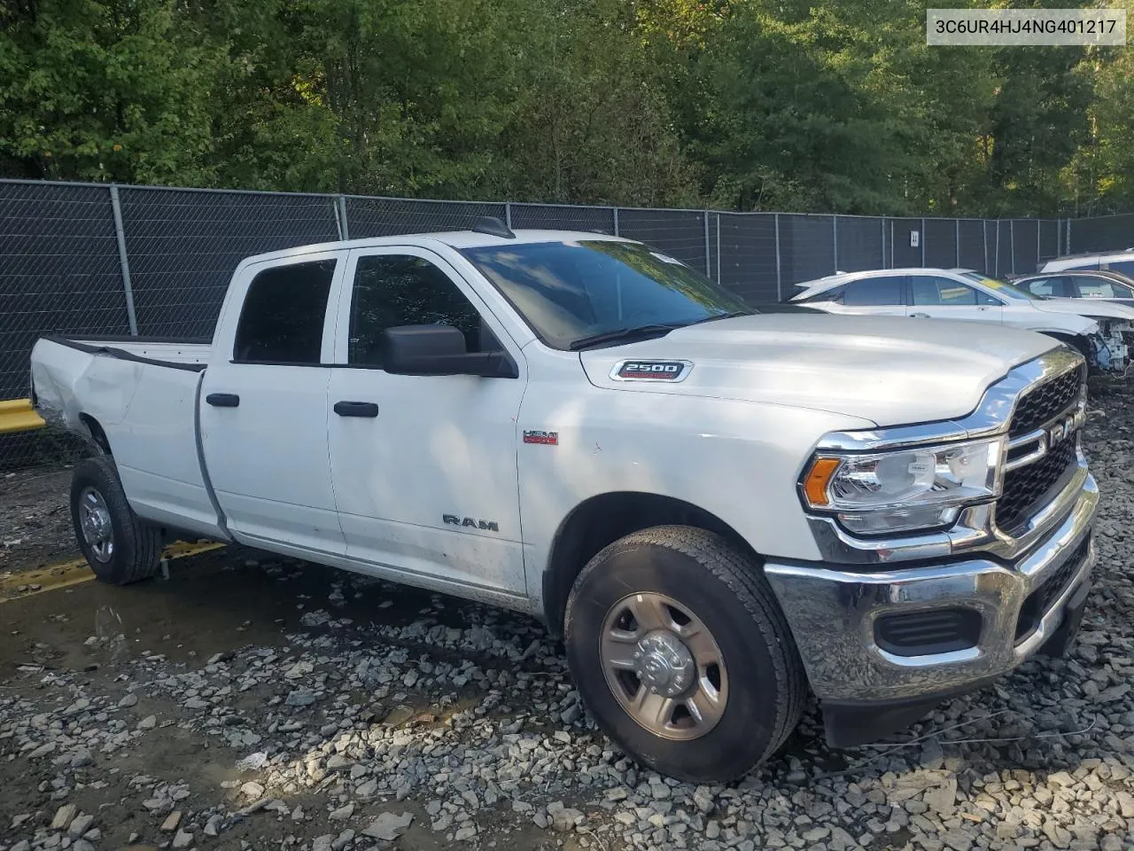 2022 Ram 2500 Tradesman VIN: 3C6UR4HJ4NG401217 Lot: 74293734