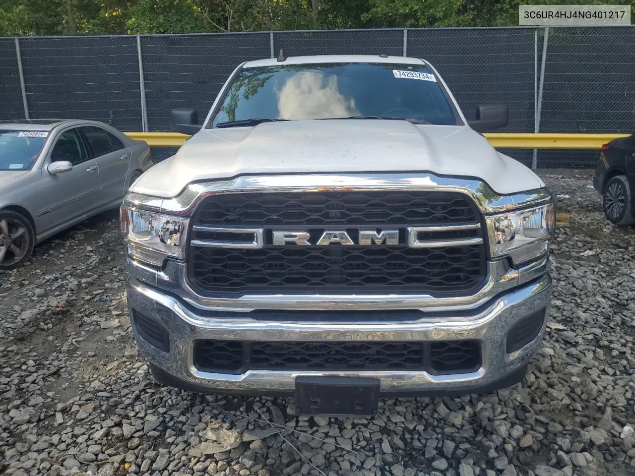 2022 Ram 2500 Tradesman VIN: 3C6UR4HJ4NG401217 Lot: 74293734