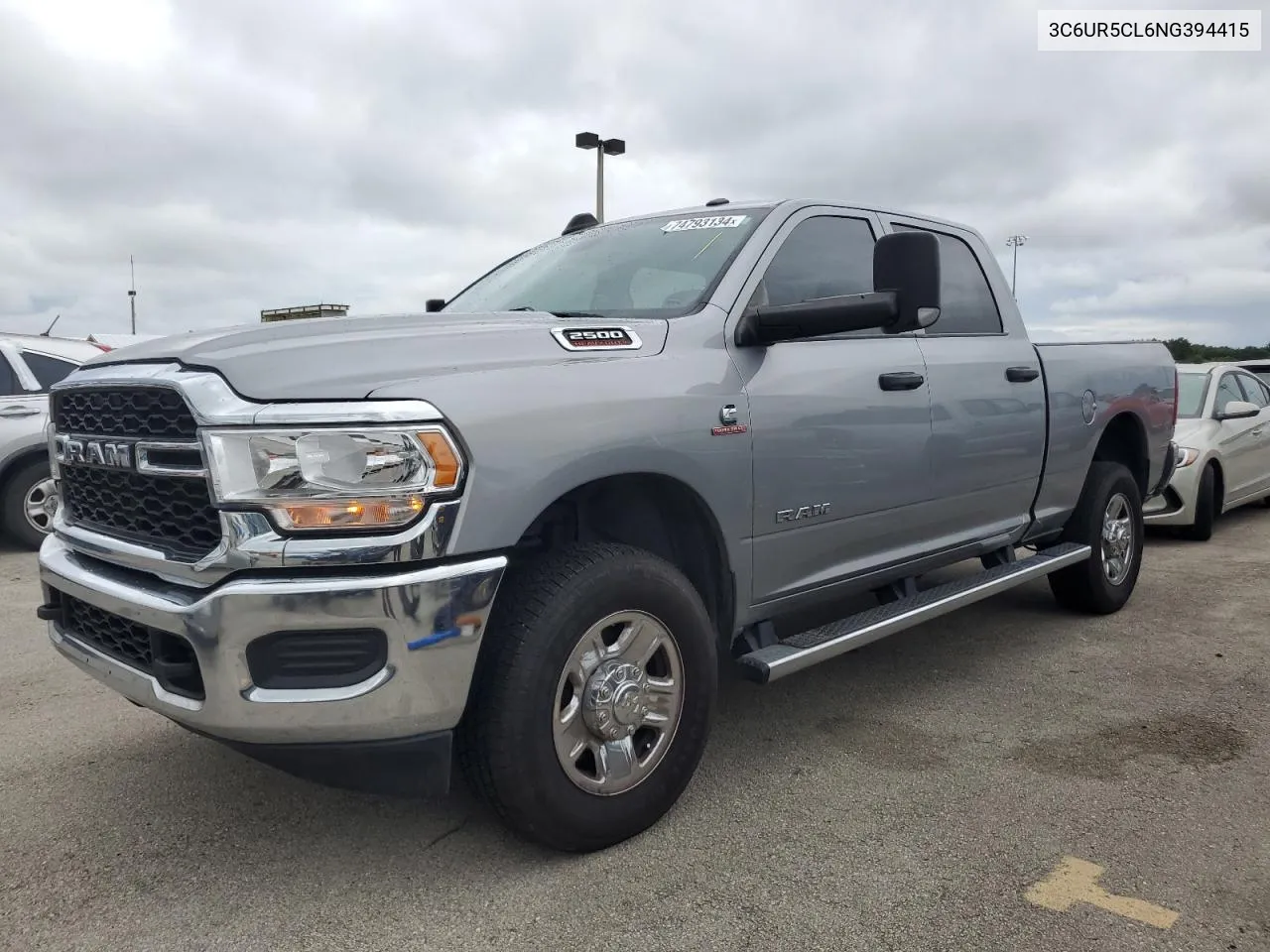 2022 Ram 2500 Tradesman VIN: 3C6UR5CL6NG394415 Lot: 74793134