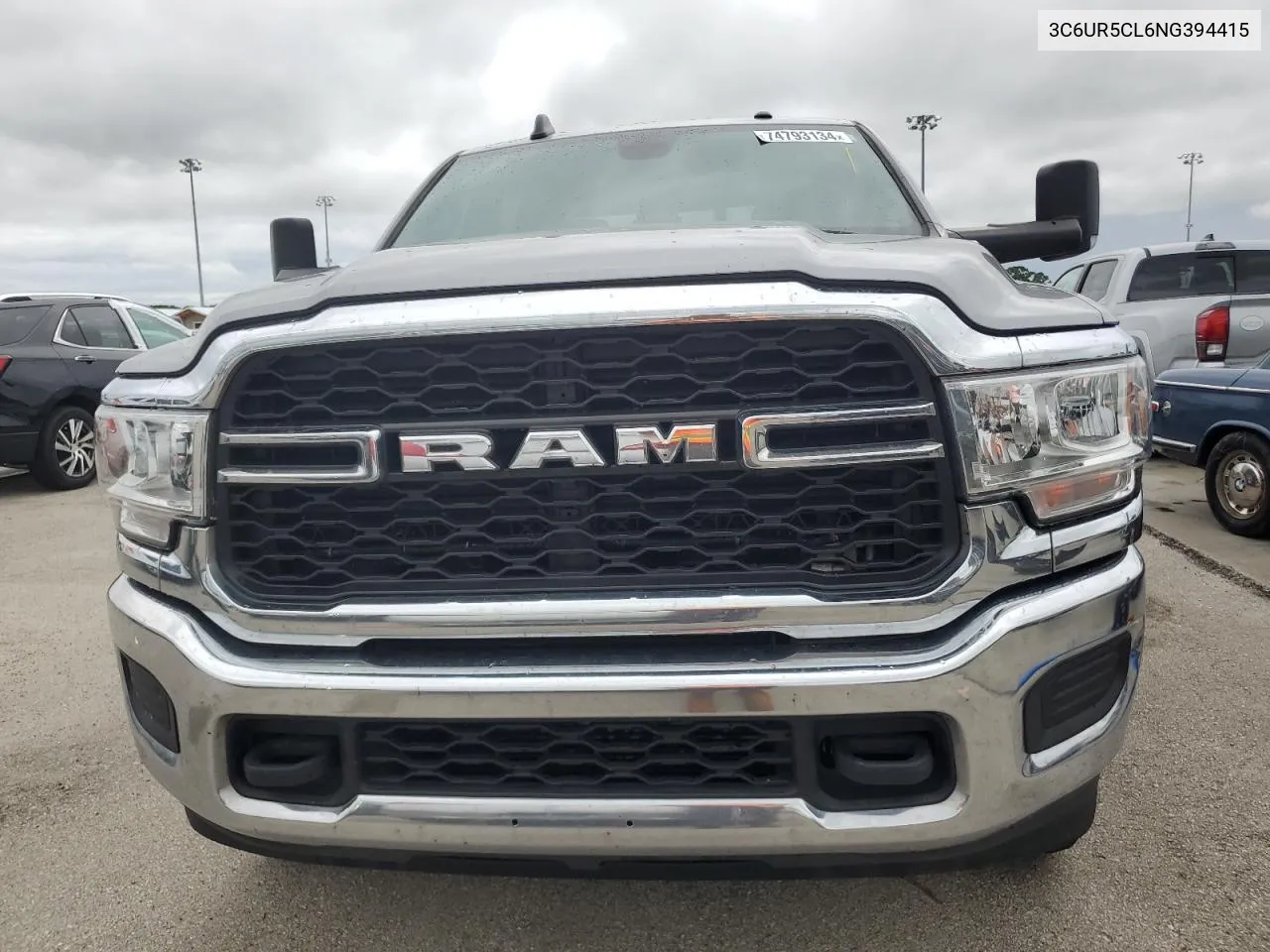 2022 Ram 2500 Tradesman VIN: 3C6UR5CL6NG394415 Lot: 74793134