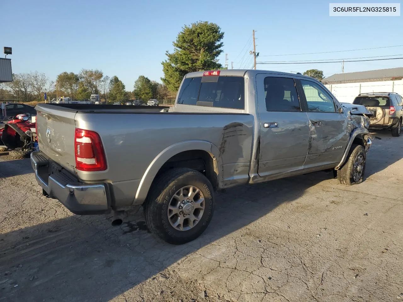 2022 Ram 2500 Laramie VIN: 3C6UR5FL2NG325815 Lot: 74829504