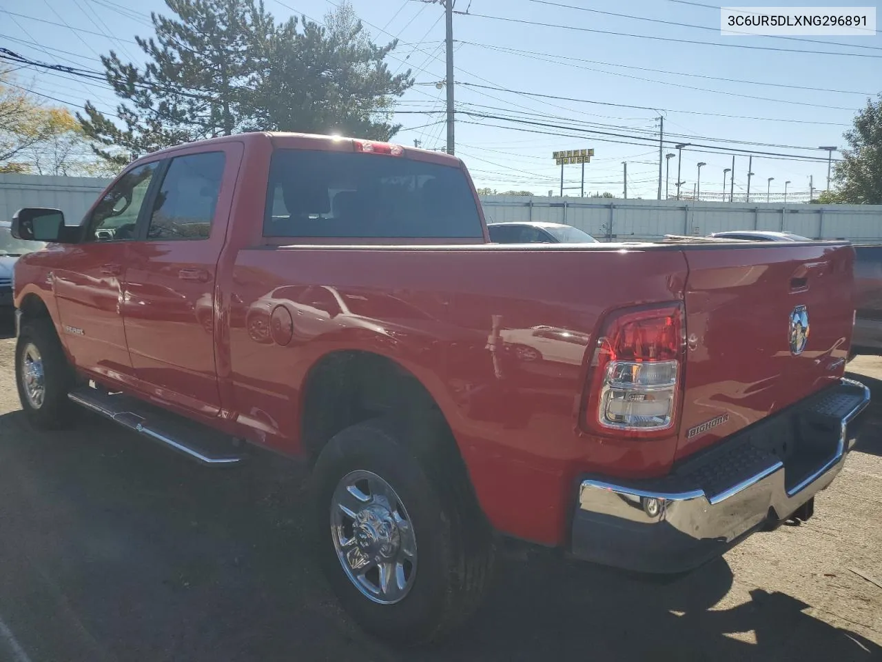 2022 Ram 2500 Big Horn/Lone Star VIN: 3C6UR5DLXNG296891 Lot: 75330664