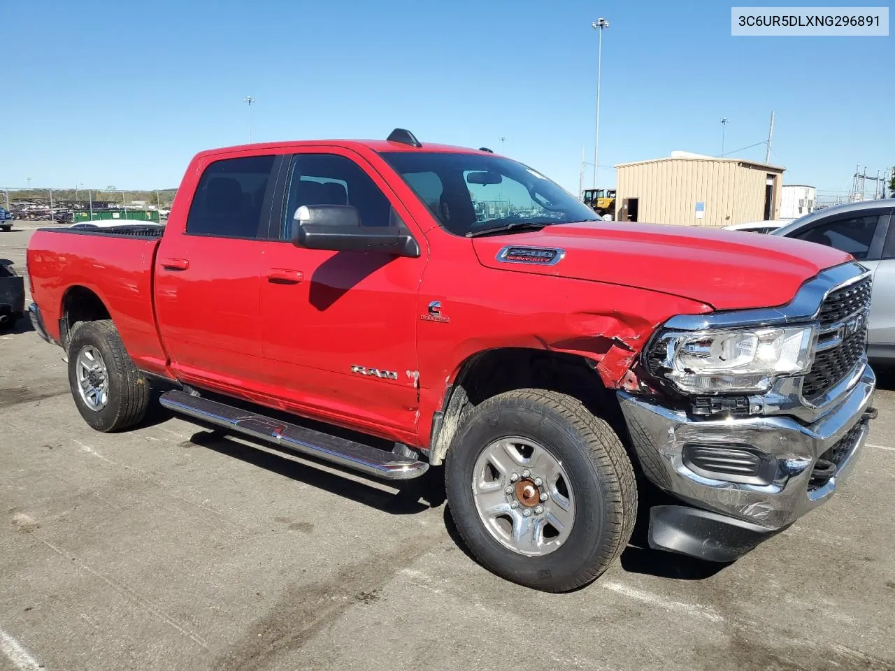 2022 Ram 2500 Big Horn/Lone Star VIN: 3C6UR5DLXNG296891 Lot: 75330664