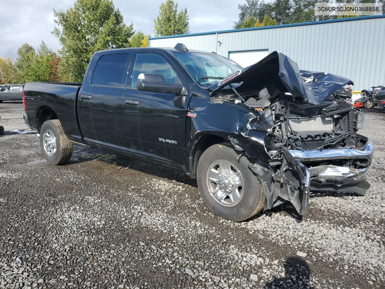 2022 Ram 2500 Tradesman VIN: 3C6UR5CJ0NG368858 Lot: 76579324