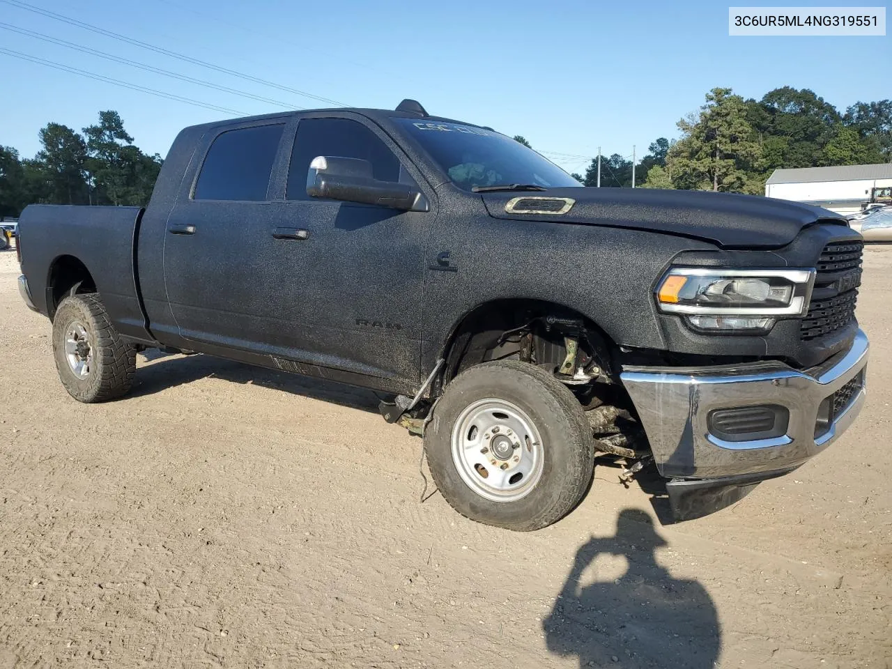 2022 Ram 2500 Big Horn/Lone Star VIN: 3C6UR5ML4NG319551 Lot: 76740134