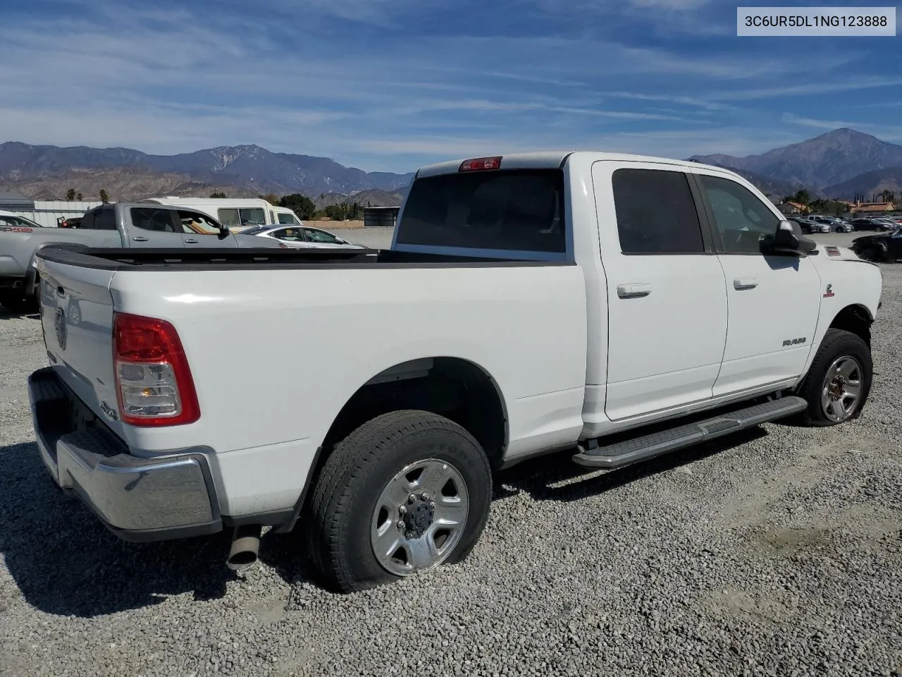 2022 Ram 2500 Big Horn/Lone Star VIN: 3C6UR5DL1NG123888 Lot: 77100434