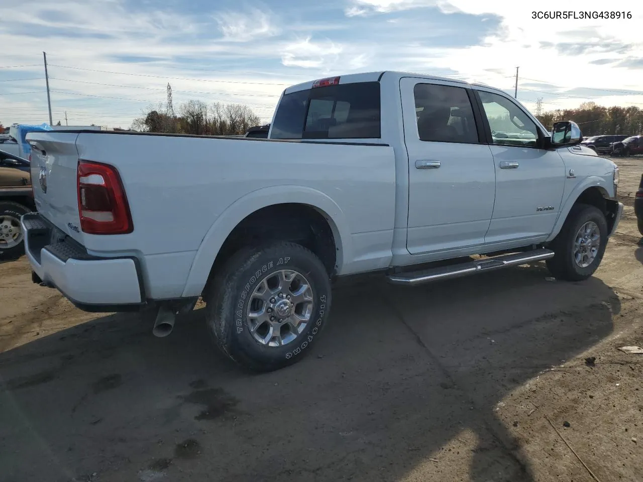 2022 Ram 2500 Laramie VIN: 3C6UR5FL3NG438916 Lot: 77971664