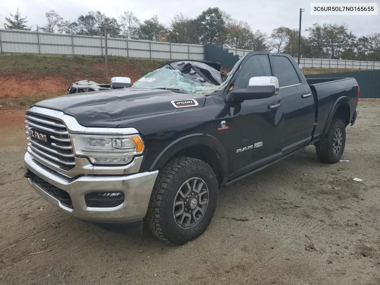 2022 Ram 2500 Longhorn VIN: 3C6UR5GL7NG165655 Lot: 78128414