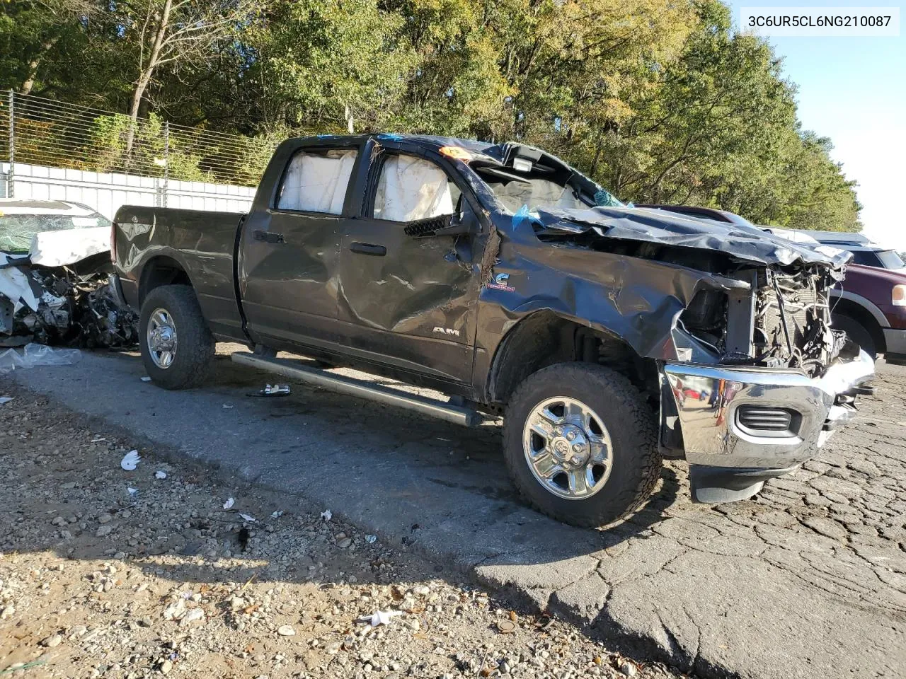 2022 Ram 2500 Tradesman VIN: 3C6UR5CL6NG210087 Lot: 78687254