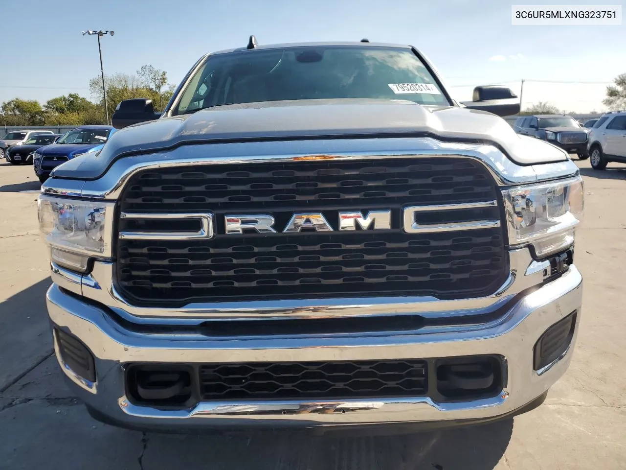 2022 Ram 2500 Big Horn/Lone Star VIN: 3C6UR5MLXNG323751 Lot: 79520314