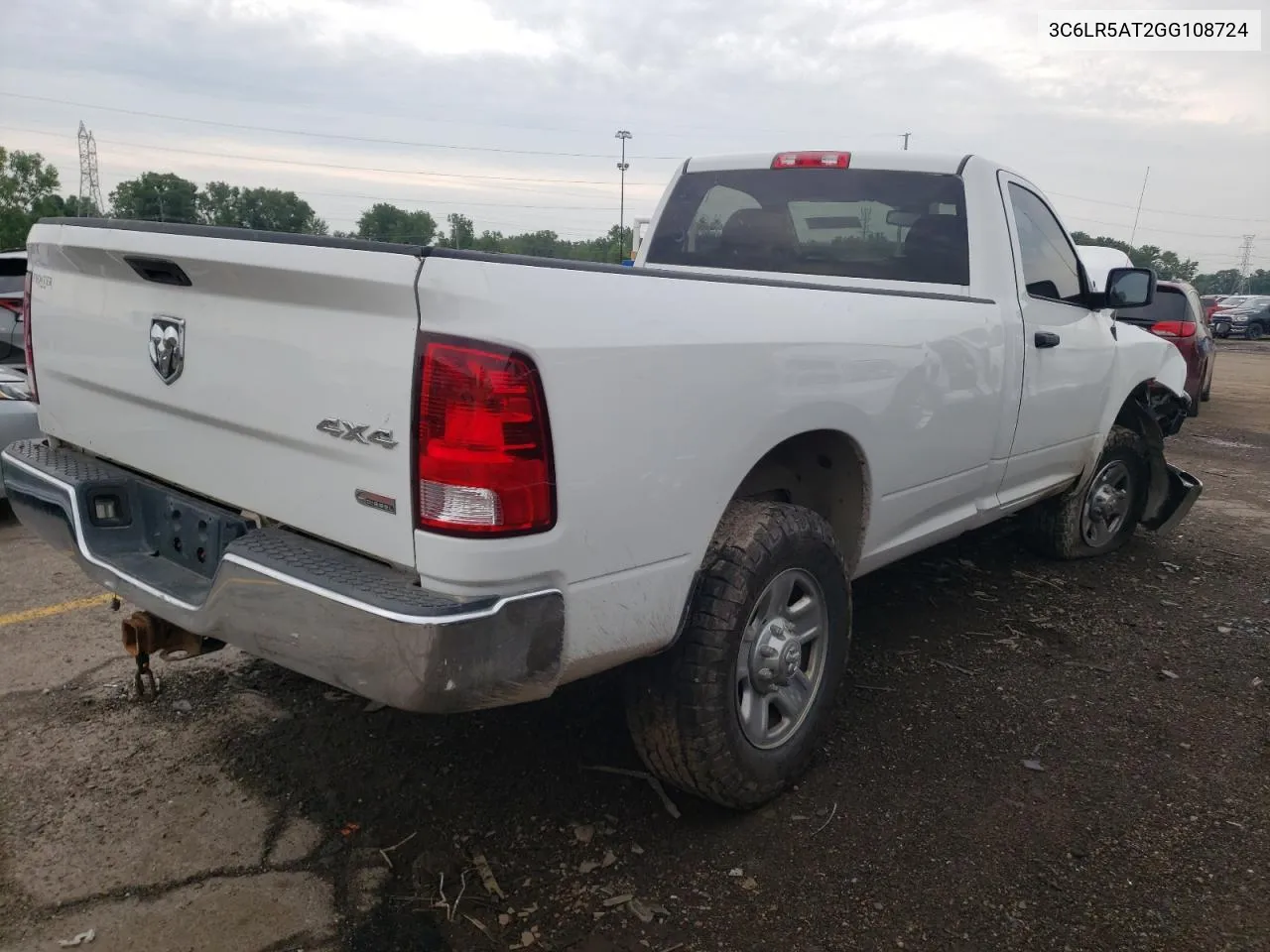 2023 Ram 2500 St VIN: 3C6LR5AT2GG108724 Lot: 58920324